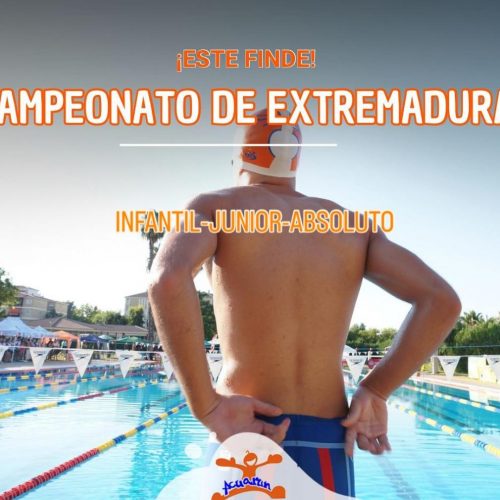 El Club de Natación Acuarun Don Benito brilla en el Campeonato de Extremadura Infantil, Júnior y Absoluto en Mérida