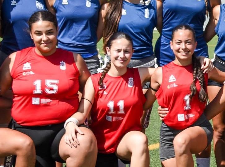 Dos jugadoras de los Villanueva Black Storks, convocadas con la selección española para el Europeo Junior de Flag Football