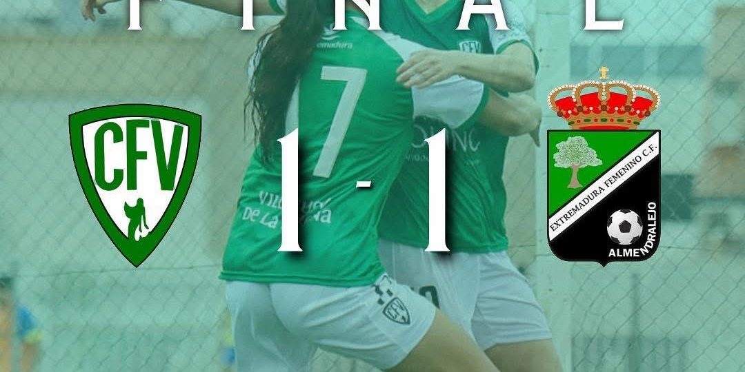 El Villanovense femenino empata ante el Extremadura Femenino CF en casa