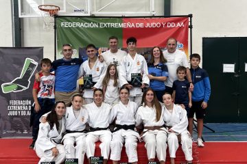 Gran actuación del Judo Club Don Benito en el Campeonato de Extremadura Senior