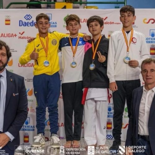 Gran actuación del Club Kárate Shotokan Don Benito en la Liga Nacional de Ourense 2025