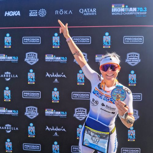 Nieves Gemio entre las 50 mejores en el Mundial Ironman 70.3 de Marbella