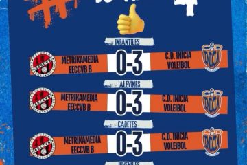 Pleno de victorias para el CD Inicia Voleibol en su desplazamiento a Cáceres