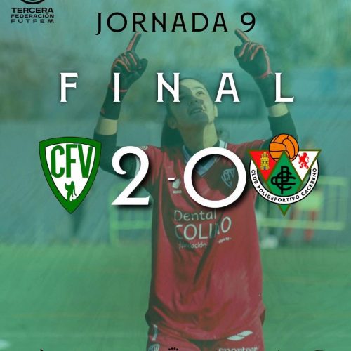 El Villanovense Femenino se impone con autoridad al Femenino Cáceres Atlético B (2-0)